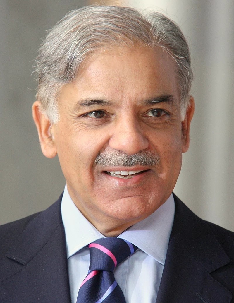 Official portrait of Mian Muhammad Shehbaz Sharif